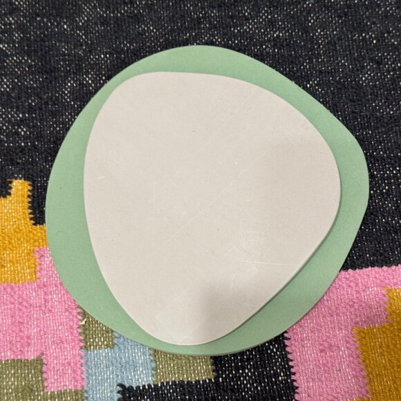 Corkboard Pebble Shape Wall Display, Set of 2, Green & Grey - Picture 7 of 12